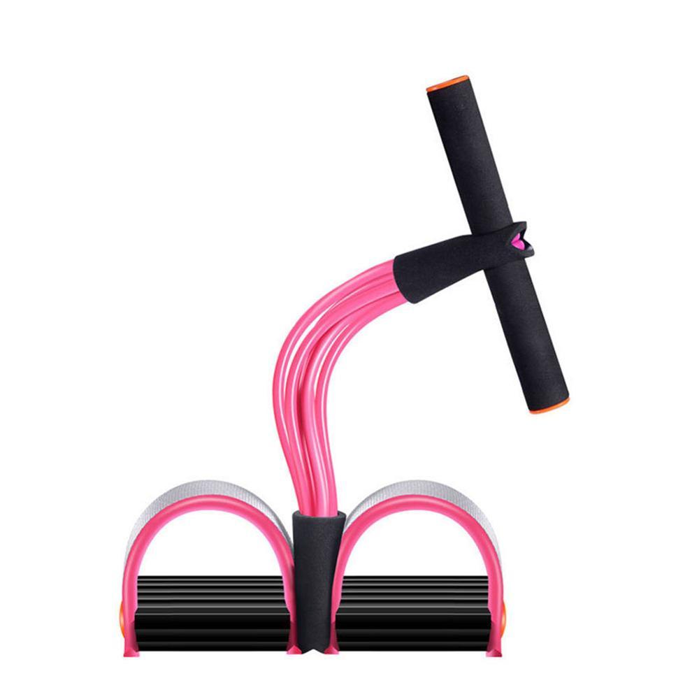 Natural Latex Foot Pedal Resistance Pull Rope Fitness Expander Equipment Trainer