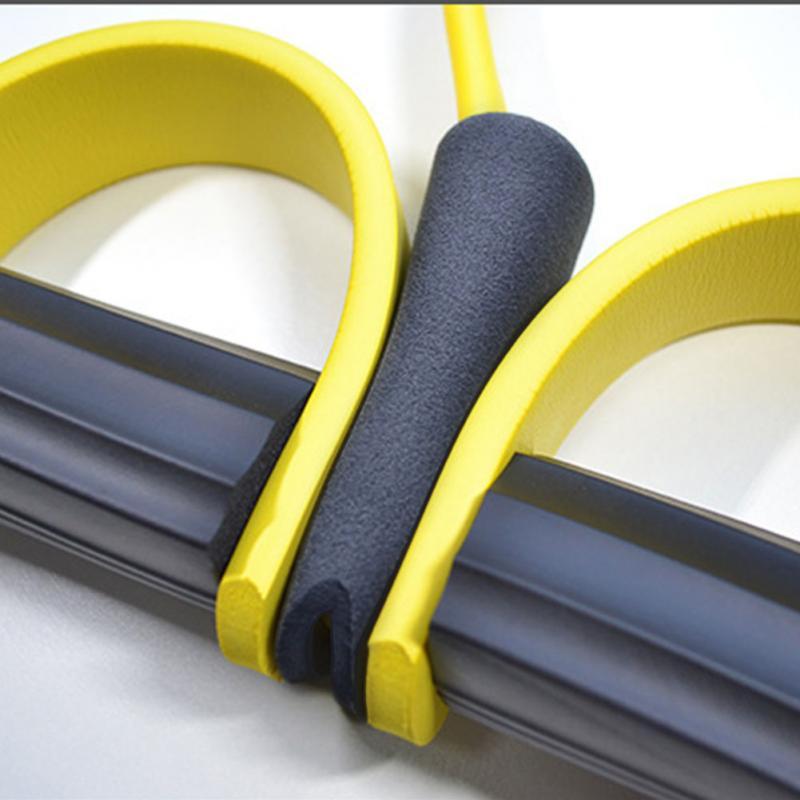 Natural Latex Foot Pedal Resistance Pull Rope Fitness Expander Equipment Trainer