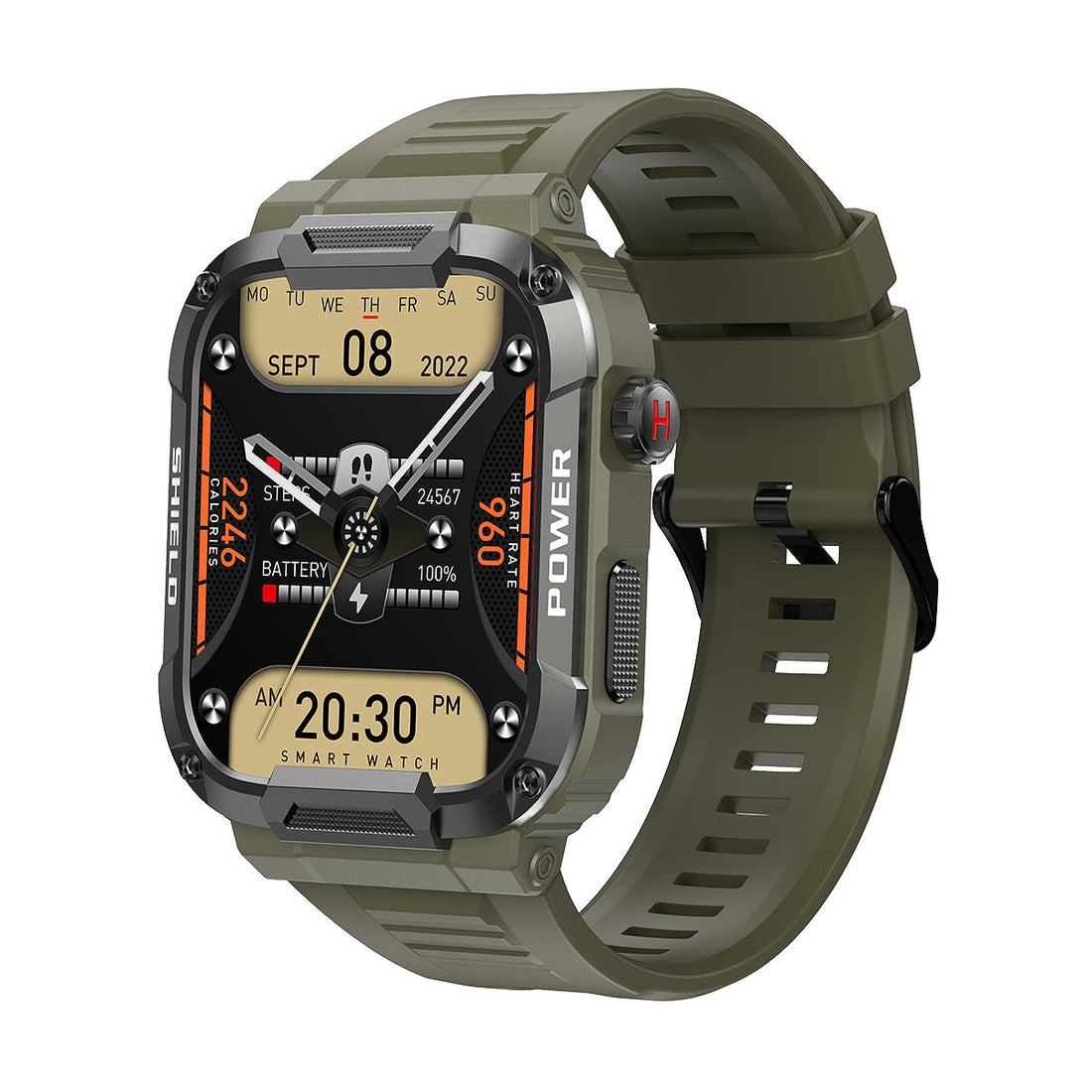 MK66 Smart Bracelet Bluetooth Calling IP69 Health Monitoring Sports Smartwatch Watch