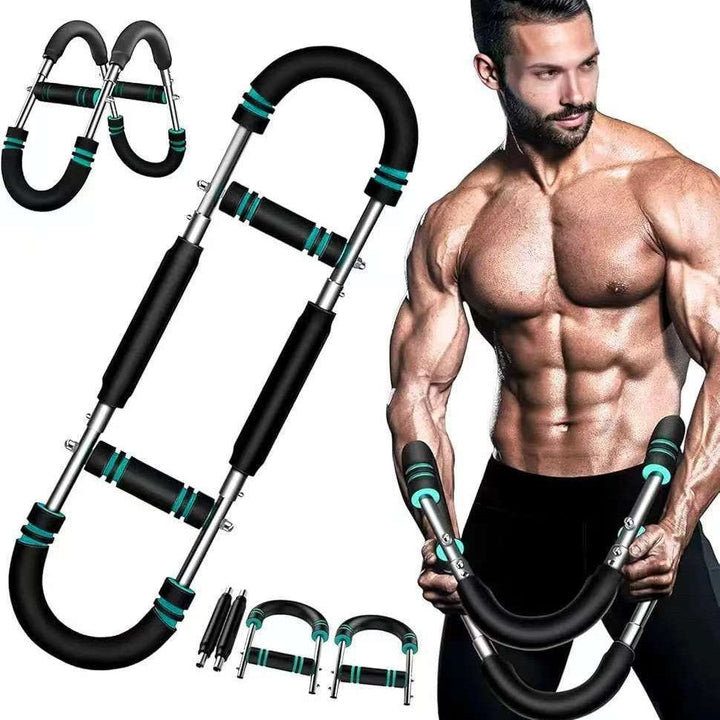 Adjustable U-Shaped Arm Strength Chest Trainer Fitness Exercise Equipment Home