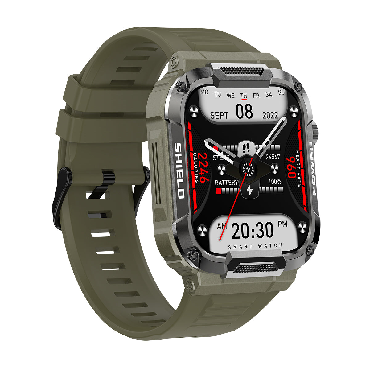 MK66 Smart Bracelet Bluetooth Calling IP69 Health Monitoring Sports Smartwatch Watch