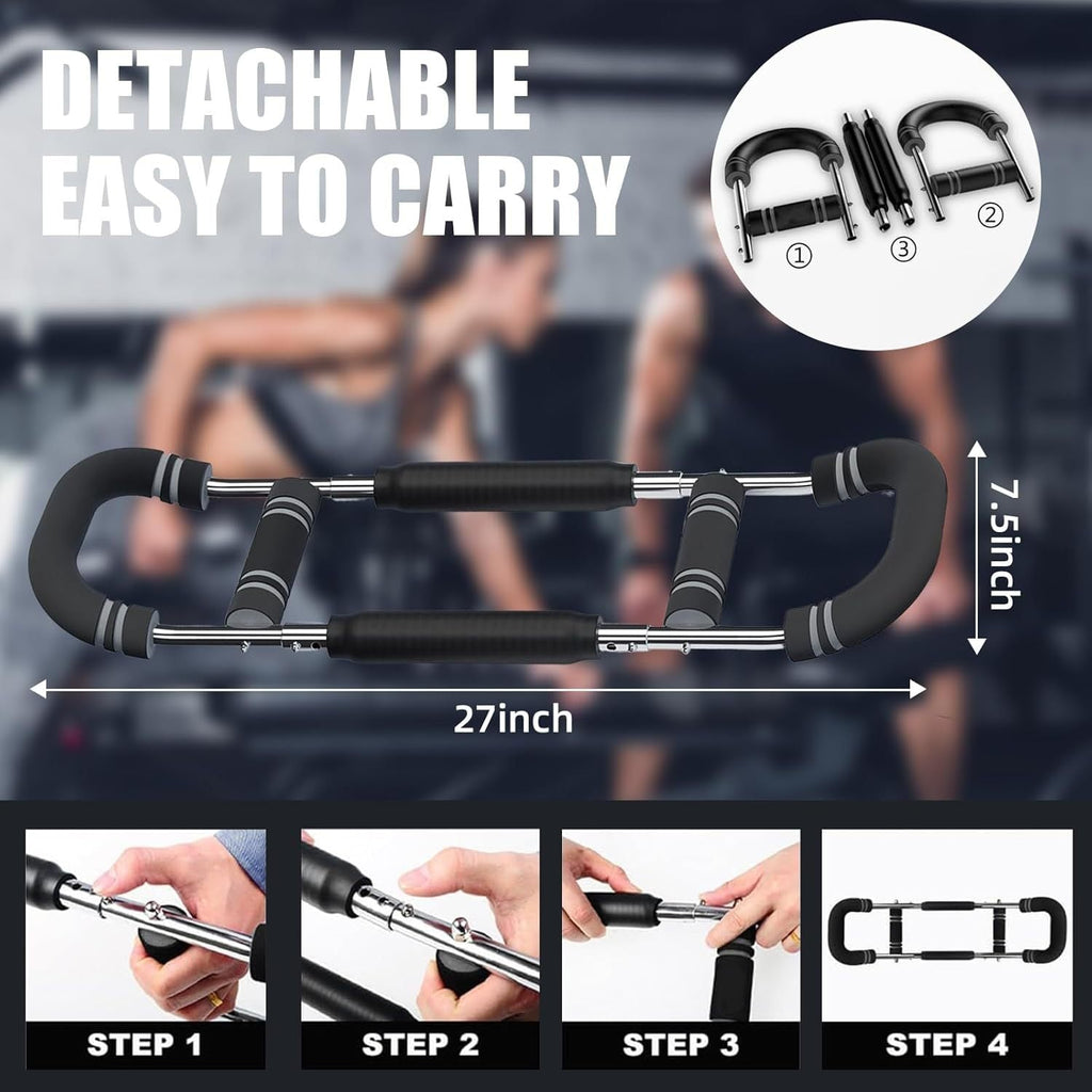 Adjustable U-Shaped Arm Strength Chest Trainer Fitness Exercise Equipment Home