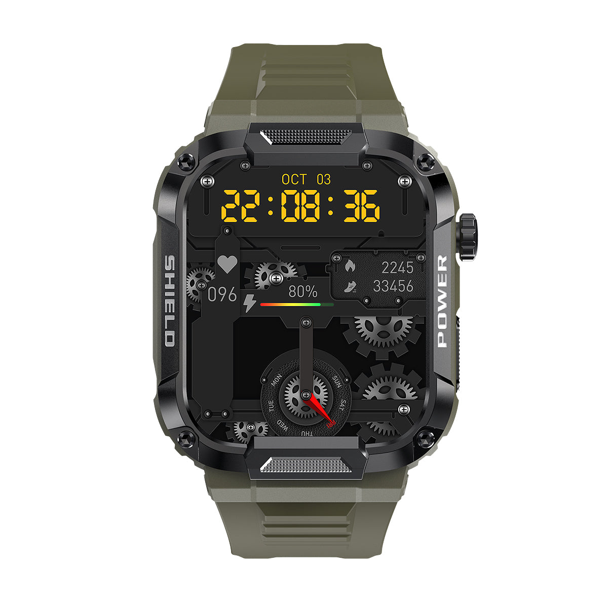 MK66 Smart Bracelet Bluetooth Calling IP69 Health Monitoring Sports Smartwatch Watch