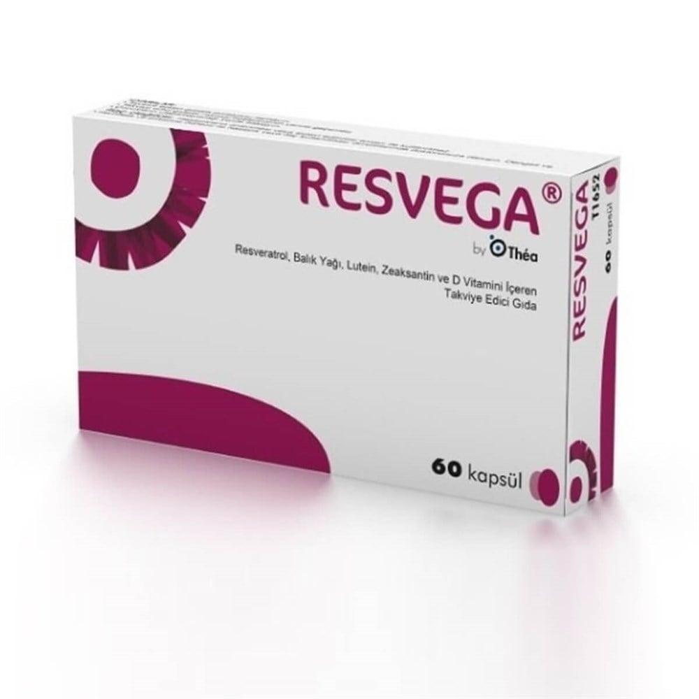 Resvega Dietary Supplement with Resveraatrol, Lutein, Omega 3 & Vitamins