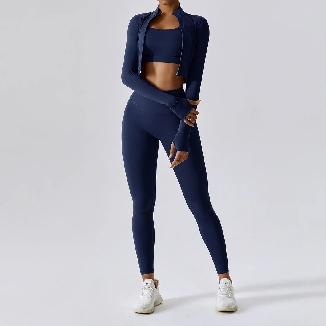 Women's Three-Piece Activewear Set Sports Bra