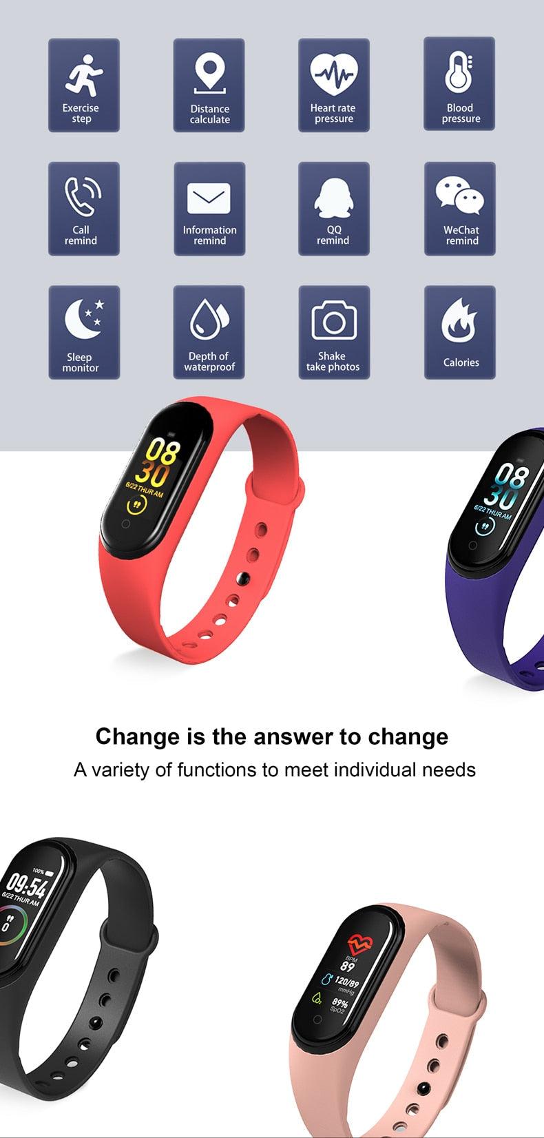 Intelligent Smartwatch Heart Rate Sleep Monitor Watch